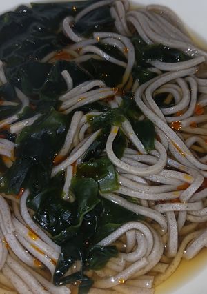 一番簡単なラー油そば-レシピのメイン写真