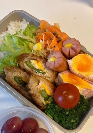 中学生女子お弁当 6/4-レシピのメイン写真