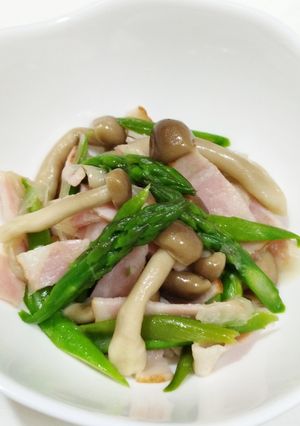 うちの味☆旬のアスパラ♬レンジでバタポン-レシピのメイン写真