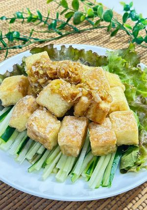 絶品ネギダレ！厚揚げの油淋鶏＆油淋鶏丼-レシピのメイン写真