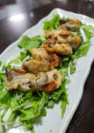 牡蠣のバター醤油炒め-レシピのメイン写真