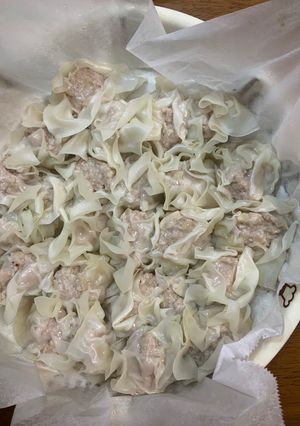 シューマイホタテの缶詰入り〜ホットクック-レシピのメイン写真