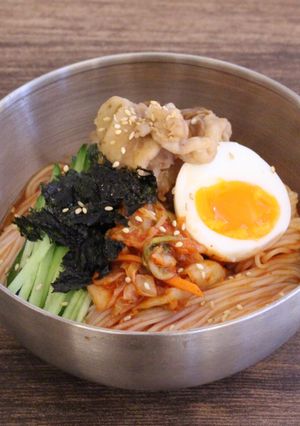 簡単！かけトマ ビビン麺-レシピのメイン写真