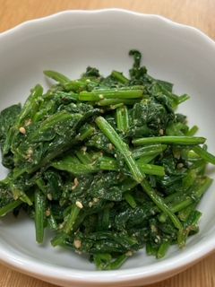 ほうれん草のごま和え-レシピのメイン写真