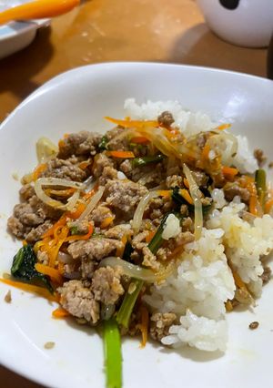 そぼろビビンバ-レシピのメイン写真