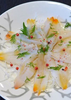 ミル貝のカルパッチョ（藤椒油）-レシピのメイン写真