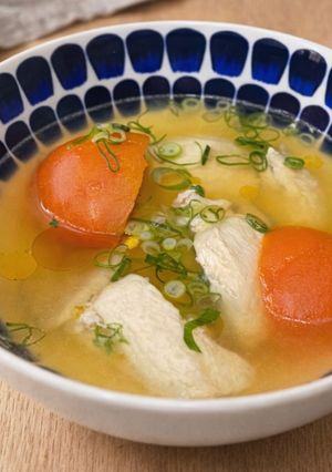 鶏胸肉とトマトの旨だしスープ-レシピのメイン写真