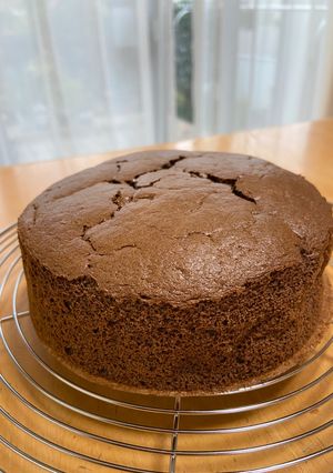 米粉のココアスポンジケーキ-レシピのメイン写真