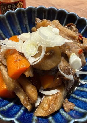 あく抜き不要！ごぼうと人参の旨味たっぷり牛すじ煮-レシピのメイン写真