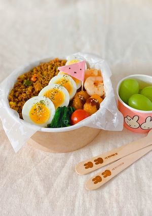 お弁当にも♪野菜たっぷりドライカレー-レシピのメイン写真
