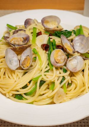 アサリとほうれん草のパスタ-レシピのメイン写真