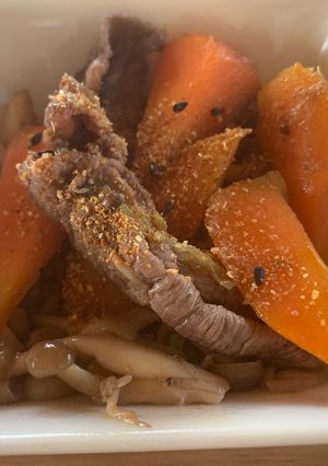 牛肉とにんじんの炒め煮-レシピのメイン写真