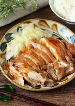 梅入り【鶏もも肉の無双煮】15分で完成-レシピのメイン写真