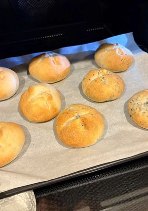 "6Pチーズ"で作る黒ごまチーズパン-レシピのメイン写真