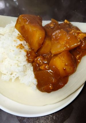 器も食べられる桜島大根カレー-レシピのメイン写真