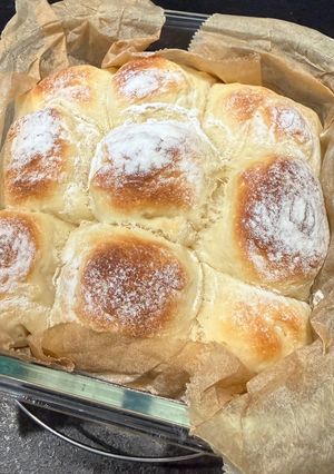 手ごね不要♡オーバーナイトミルクちぎりパン-レシピのメイン写真