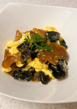 味付けザーサイときくらげの卵炒め-レシピのメイン写真