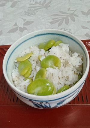 そら豆とお麦のプチプチが最高ごはん！-レシピのメイン写真