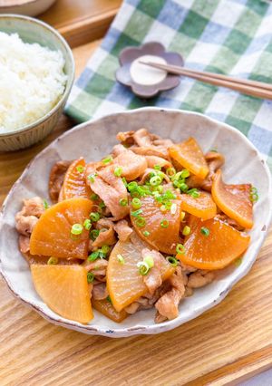 レンジ加熱で時短調理！豚バラ大根-レシピのメイン写真