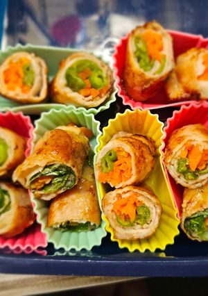 お弁当にも!!味噌マヨ豚ロール-レシピのメイン写真
