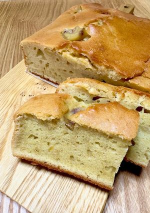 今日の秋のおやつ！栗入りパウンドケーキ-レシピのメイン写真