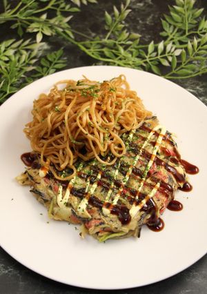 痛風対策！ひじきのお好み焼き-レシピのメイン写真