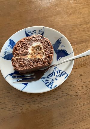 オートミールでロールケーキ風-レシピのメイン写真