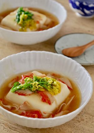 ＊とろとろカニカマあんかけ豆腐＊-レシピのメイン写真