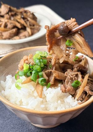 牛ごぼうしめじのしぐれ煮【作り置き･お弁当にも】-レシピのメイン写真