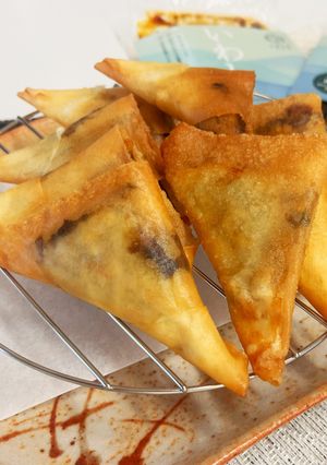 やみつき！簡単いわしの三角春巻き-レシピのメイン写真