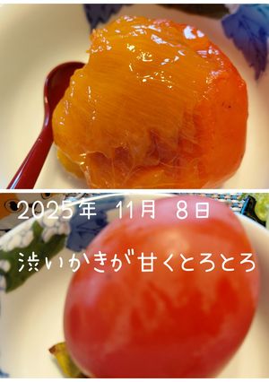 渋柿ほったらかし甘～いとろとろに変身-レシピのメイン写真