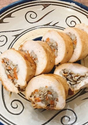 【食品ロス削減】筑前煮チキンロール-レシピのメイン写真