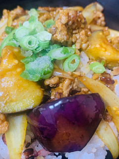 ナスのカレーあんかけ丼-レシピのメイン写真