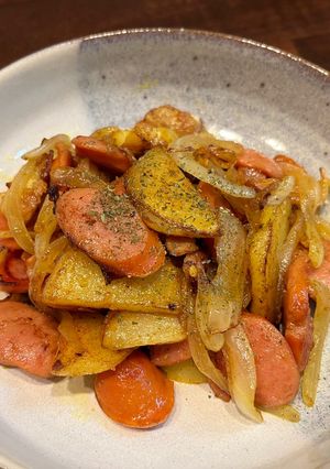 薄切りポテトで！カレージャーマンポテト-レシピのメイン写真