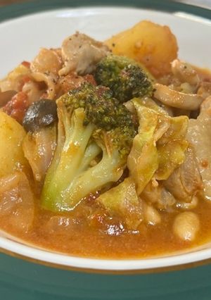 ごろっとチキン＆野菜のトマトクリーム煮-レシピのメイン写真
