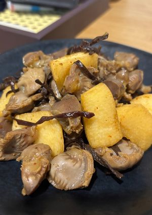 NagaimoとSunagimoの炒め物-レシピのメイン写真