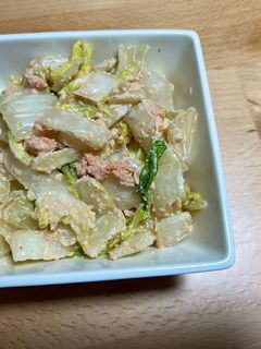 むね肉の白菜と明太マヨ乗せ-レシピのメイン写真