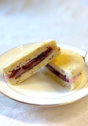 桜もちのイングリッシュマフィンサンド-レシピのメイン写真