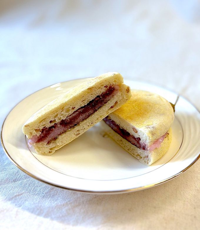 ♡イングリッシュマフィンサンド♡ こぶた チャーム フェイクフード