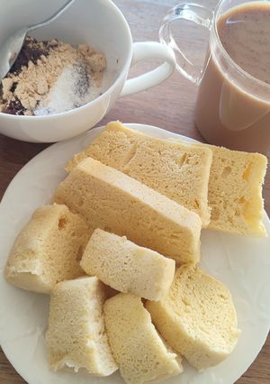 おからパウダーで蒸しパン☆サイリウム必須-レシピのメイン写真