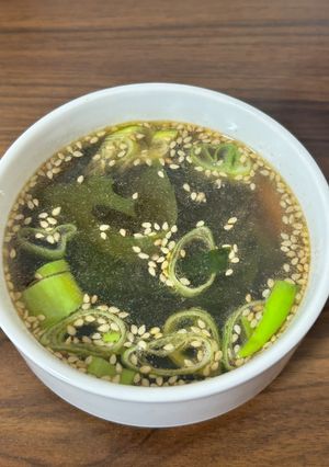 ごま油香る♪韓国風わかめスープ-レシピのメイン写真