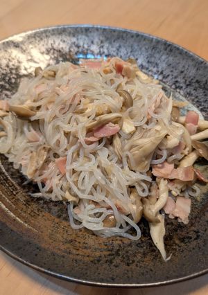 しらたきのペペロンチーノ風-レシピのメイン写真