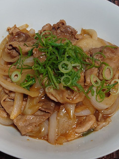 超簡単!豚肉と玉ねぎの甘辛炒め!-レシピのメイン写真