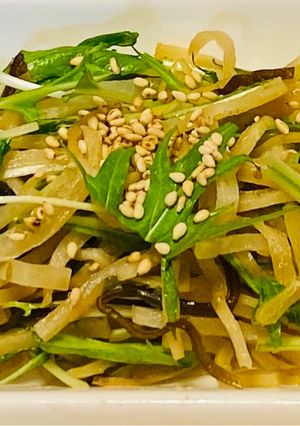 大根の皮の柚子胡椒炒め！-レシピのメイン写真