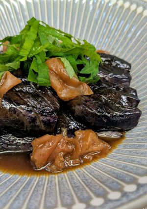 なすと梅干しのさっぱり煮-レシピのメイン写真