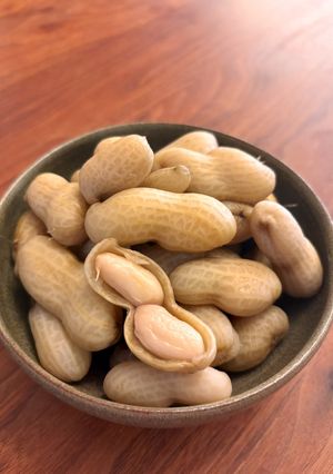 圧力鍋で簡単！塩茹でおおまさり-レシピのメイン写真