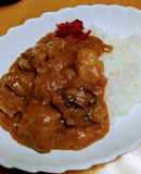 お馴染み牛すじごろごろカレーライス