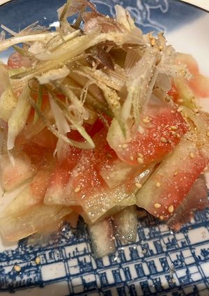 スイカの皮の甘酢漬け-レシピのメイン写真