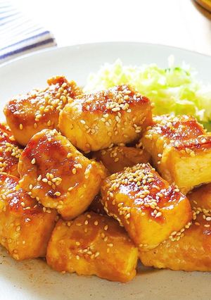 甘辛やみつき！厚揚げのヤンニョム肉巻き-レシピのメイン写真