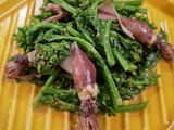 菜の花とほたるいかの胡麻和え